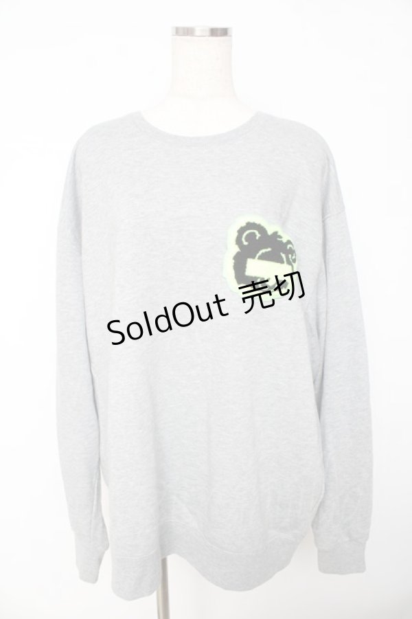 画像1: LAND by MILK BOY / サガラワッペンスウェット  グレー Y-25-11-01-078-PU-TO-SZ-ZY (1)