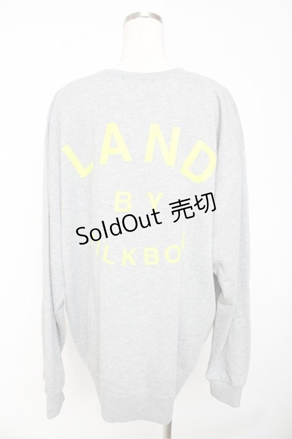 画像2: LAND by MILK BOY / サガラワッペンスウェット  グレー Y-25-11-01-078-PU-TO-SZ-ZY (2)