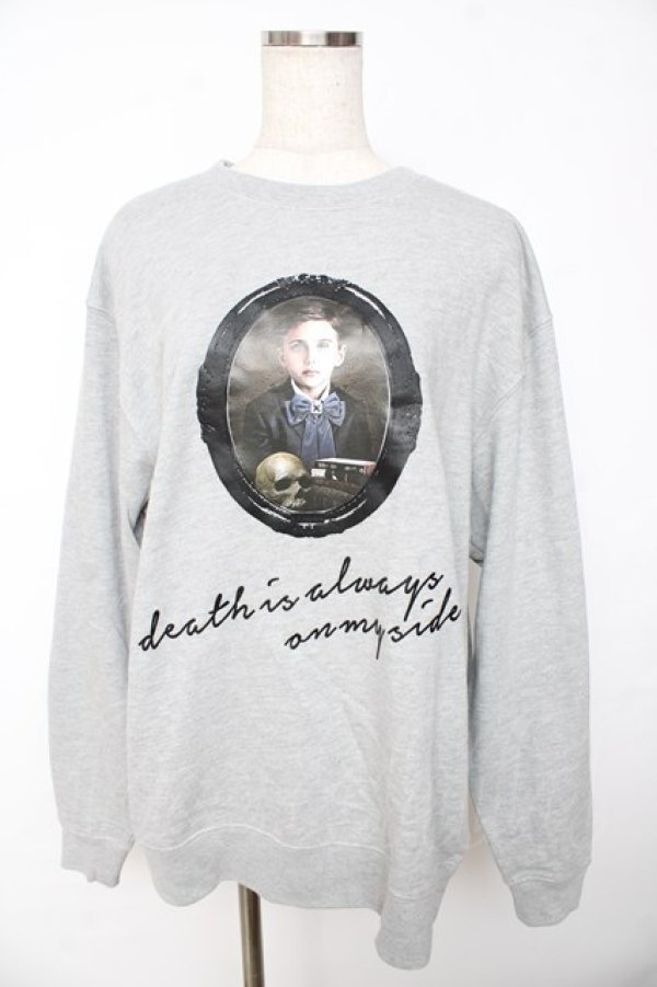 画像1: MILKBOY / CRY BOY SWEAT   グレー Y-25-11-01-079-MB-TO-SZ-ZY (1)
