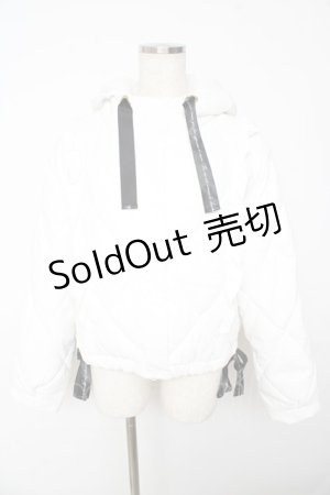 画像: axes femme POETIQUE / ダイヤキルトエコダウンコート  白 Y-25-11-01-083-AX-CO-SZ-ZI