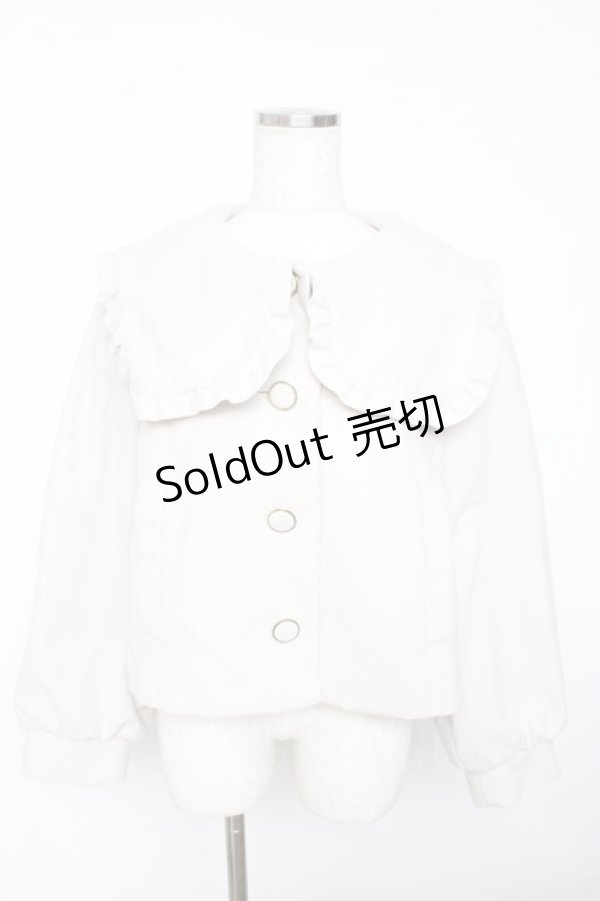 画像1: Amavel / リボン付きショートコート  キナリ Y-25-11-01-084-CA-JA-SZ-ZY (1)