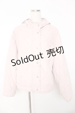 画像: merry jenny / フリルキルティングフードジャケット F ピンク Y-25-11-01-085-LO-JA-SZ-ZY