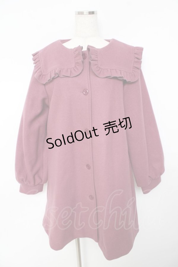 画像1: merry jenny / Aラインセーラーコート  ローズ Y-25-11-01-087-LO-CO-SZ-ZY (1)