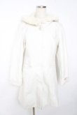 画像1: LODISPOTTO / フード付きビジューボタンコート  白 Y-25-11-01-089-LO-CO-SZ-ZY (1)
