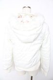 画像2: LIZ LISA / ファーフードダウンジャケット  白 Y-25-11-01-091-LO-CO-SZ-ZY (2)