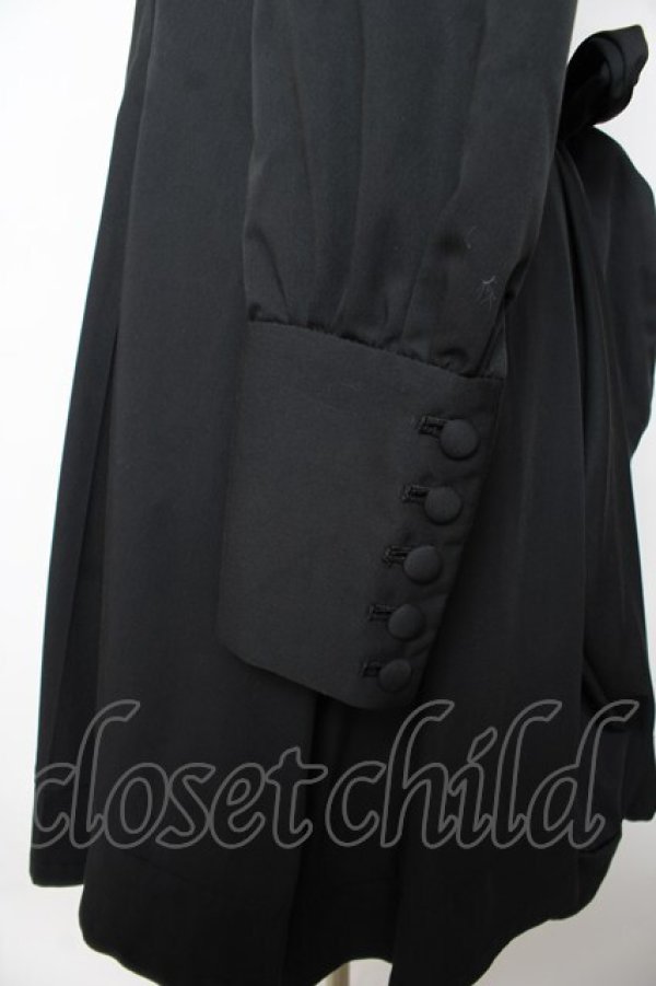 ATELIER BOZ / 長袖キャロルワンピース 黒 Y-25-11-01-099-EL-OP