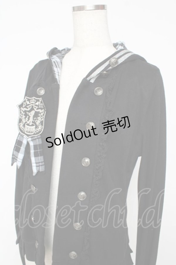 画像3: PUTUMAYO / エンブレム刺繍フード付ジャケット  黒 Y-25-11-01-101-PT-JA-SZ-ZY (3)