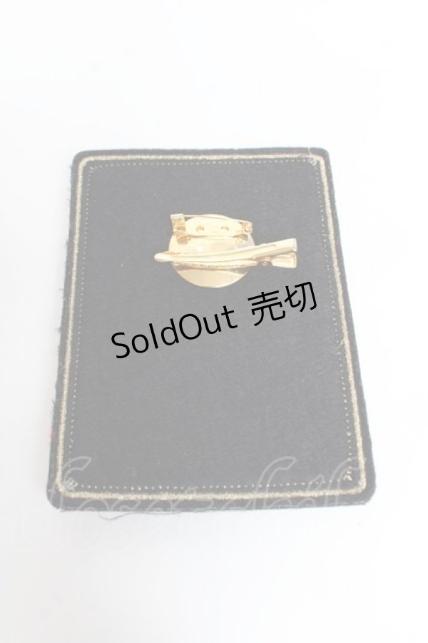 画像2: Jane Marple / トランプモチーフのブローチ  ブラック Y-25-11-01-015-JM-ZA-SZ-ZY (2)