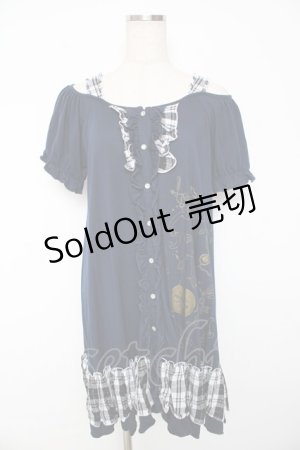 画像: PUTUMAYO / フェアリーテイル前開きワンピ  紺 Y-25-11-01-104-PT-OP-SZ-ZS