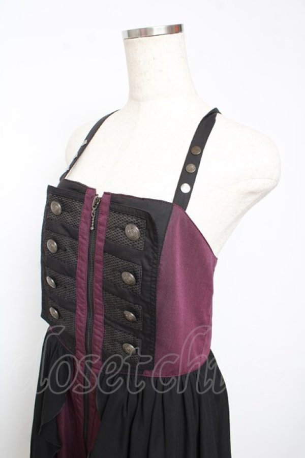 画像3: ALGONQUINS / ナポレオン風ジャンパースカート F 紫 Y-25-11-01-112-AL-OP-SZ-ZI (3)