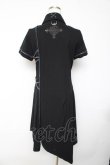 画像2: Ozz Croce / アシンメトリーシャツワンピース  黒 Y-25-11-01-116-OO-OP-SZ-ZY (2)