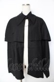 画像1: BPN FOR MEN / チェーン付きケープマント M 黒 Y-25-11-01-126-GO-JA-SZ-ZY (1)