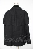 画像2: BPN FOR MEN / チェーン付きケープマント M 黒 Y-25-11-01-126-GO-JA-SZ-ZY (2)