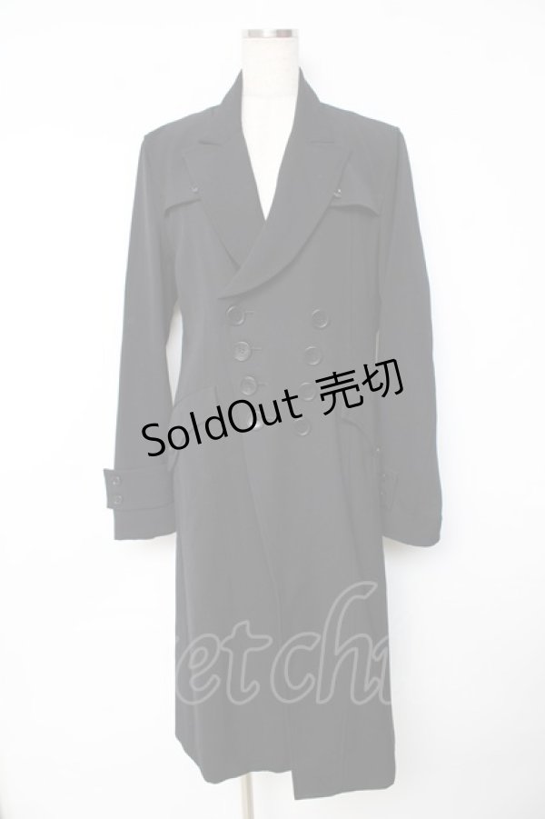 画像1: BPN FOR MEN / Wボタンロングジャケット M 黒 Y-25-11-01-127-GO-JA-SZ-ZY (1)