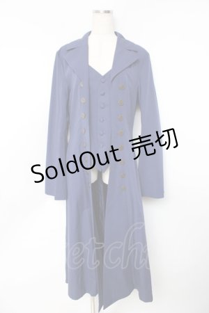 画像: ATELIER BOZ / メンズロングローランドジャケットエクストラ  ブルー Y-25-11-01-128-EL-CO-SZ-ZY