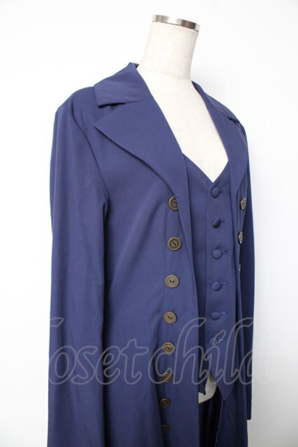 画像5: ATELIER BOZ / メンズロングローランドジャケットエクストラ  ブルー Y-25-11-01-128-EL-CO-SZ-ZY (5)