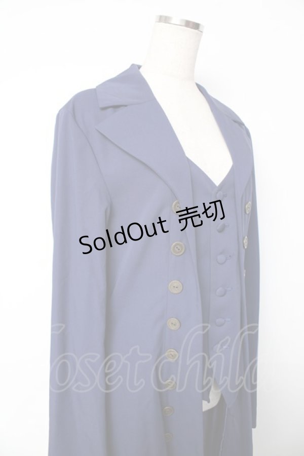 画像5: ATELIER BOZ / メンズロングローランドジャケットエクストラ  ブルー Y-25-11-01-128-EL-CO-SZ-ZY (5)