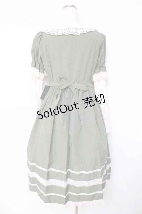 画像2: Innocent World / リバイバルドールワンピース L グリーン Y-25-11-01-129-IW-OP-SZ-ZT622 (2)