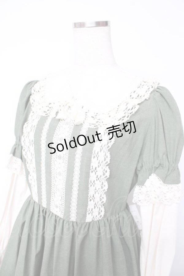 画像3: Innocent World / リバイバルドールワンピース L グリーン Y-25-11-01-129-IW-OP-SZ-ZT622 (3)