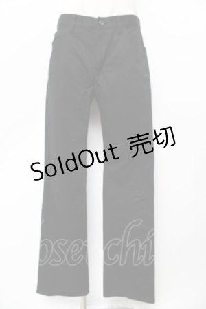 画像: BPN FOR MEN / ストレートパンツ M 黒 Y-25-11-01-132-GO-PA-SZ-ZY