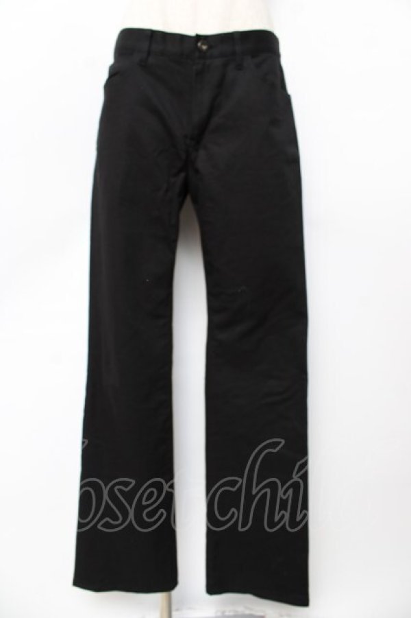 画像1: BPN FOR MEN / ストレートパンツ M 黒 Y-25-11-01-132-GO-PA-SZ-ZY (1)