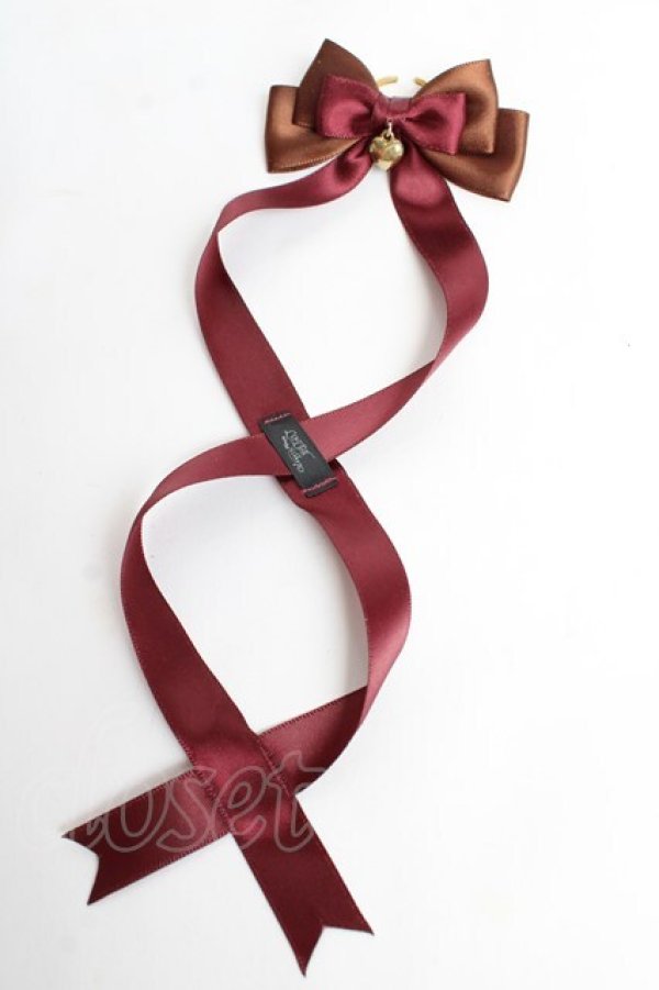 画像1: LOTUS ribbon / リボンリング  ブラウン×ワイン Y-25-11-01-003-EL-AC-SZ-ZY (1)