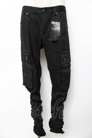 画像: BPN FOR MEN / ギャザーパンツ M 黒 Y-25-11-01-133-GO-PA-SZ-ZY