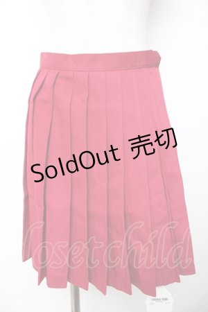 画像: To Alice / プリーツスカート M レッド Y-25-11-01-137-LO-SK-SZ-ZY