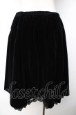 画像2: axes femme / ベロアスカート  黒 Y-25-11-01-140-AX-SK-SZ-ZY (2)