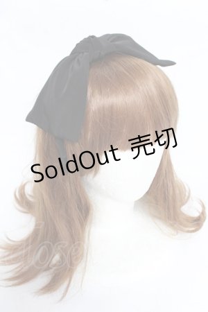 画像: 【SALE】LIEF / リボンカチューシャ  黒 Y-25-11-01-026-LO-AC-SZ-ZT487