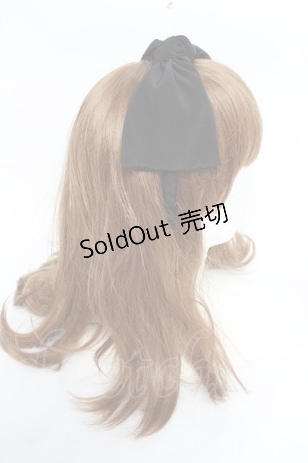 画像2: 【SALE】LIEF / リボンカチューシャ  黒 Y-25-11-01-026-LO-AC-SZ-ZT487 (2)