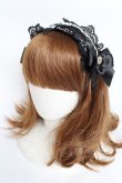 画像1: MA*RS / ふりふりヘッドドレスカチューシャ  黒 Y-25-11-01-027-EL-AC-SZ-ZY (1)