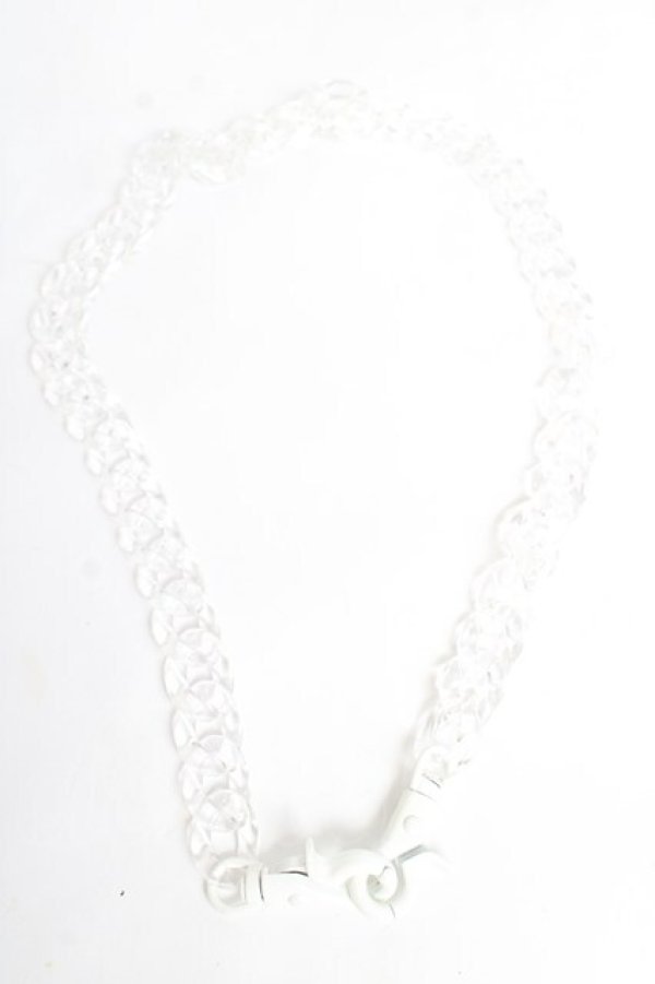 画像1: NOVESSEL / アクリルウォレットチェーン  クリア(白) Y-25-11-01-005-PU-AC-SZ-ZY (1)