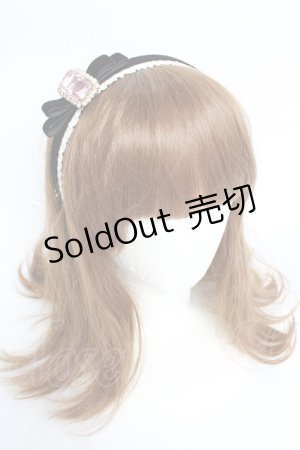 画像: Rose Marie seoir / ビジューリボンカチューシャ  ピンク Y-25-11-01-028-EL-AC-SZ-ZY