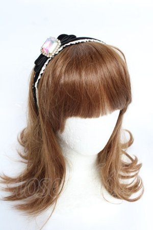 画像: Rose Marie seoir / ビジューリボンカチューシャ  オーロラ Y-25-11-01-029-EL-AC-SZ-ZY