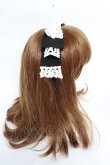 画像3: Angelic Pretty / シフォンレース羽根リボンカチューシャ  黒 Y-25-11-01-030-AP-AC-SZ-ZY (3)