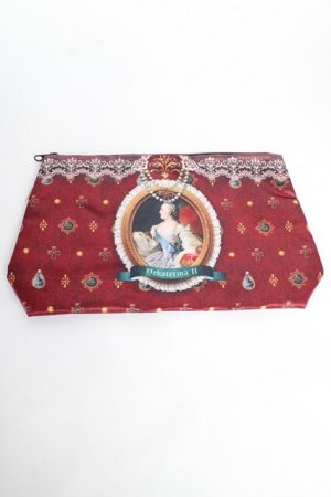 画像: abilletage / オールドポートレートポーチ  ボルドー Y-25-11-01-006-GO-ZA-SZ-ZY