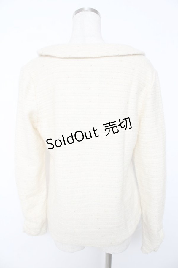 画像2: axes femme / ボタン付きニット  キナリ Y-25-11-01-032-AX-TO-SZ-ZY (2)