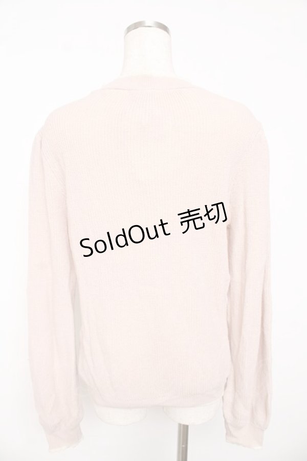 画像2: axes femme / リボン通しニット  ピンク Y-25-11-01-039-AX-TO-SZ-ZY (2)