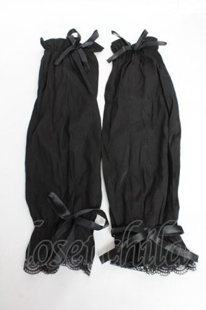 画像: ililil / 地雷アームカバー  黒 Y-25-11-01-007-PU-ZA-SZ-ZY