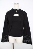 画像1: axes femme / ニットタンク×２WAYカーデ F 黒 Y-25-11-01-050-AX-TO-SZ-ZY (1)