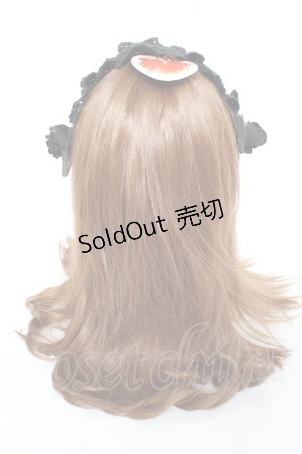 画像3: BABY,THE STARS SHINE BRIGHT / ロザリィ・ローズヘッドドレス  黒×黒 Y-25-11-05-039-BA-AC-SZ-ZY (3)