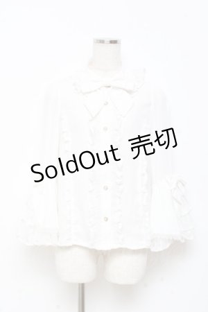 画像: axes femme kawaii / 姫袖7分丈ブラウス M 白 Y-25-11-05-045-AX-BL-SZ-ZY