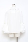 画像3: axes femme kawaii / 姫袖7分丈ブラウス M 白 Y-25-11-05-045-AX-BL-SZ-ZY (3)