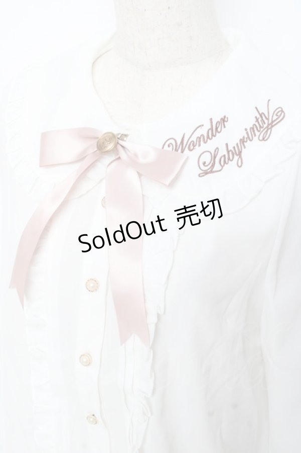 画像3: Amavel / 襟刺繍ブラウス F 白 Y-25-11-05-046-CA-BL-SZ-ZY (3)