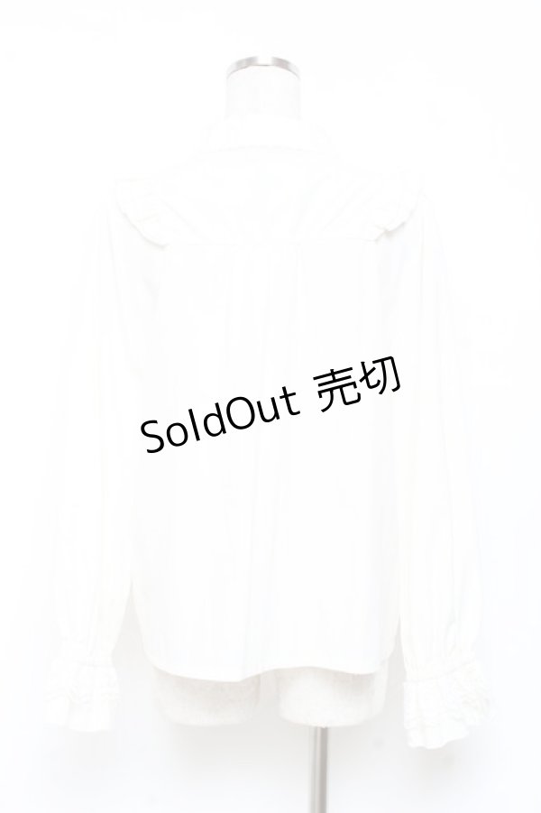 画像2: axes femme / 【my axes】ブラウス M 生成り Y-25-11-05-048-AX-BL-SZ-ZY (2)