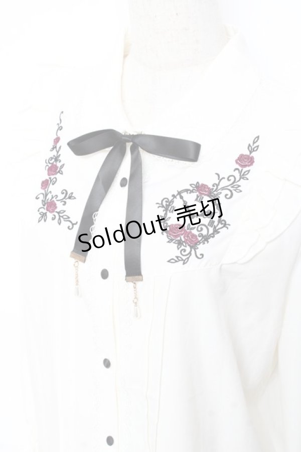 画像3: axes femme / 【my axes】ブラウス M 生成り Y-25-11-05-048-AX-BL-SZ-ZY (3)