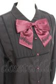 画像3: axes femme POETIQUE / 音符刺繍リボン付ブラウス M 黒 Y-25-11-05-057-AX-BL-SZ-ZY (3)