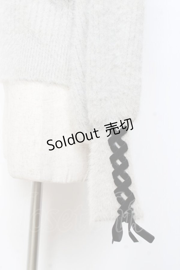 画像3: axes femme POETIQUE / シャギーニットトップス M グレー Y-25-11-05-069-AX-TO-SZ-ZY (3)