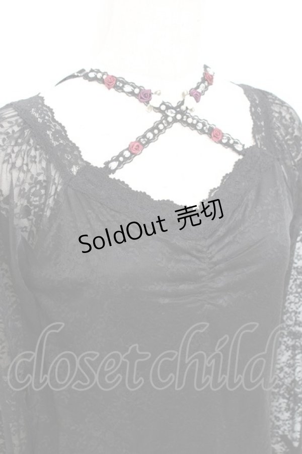 画像3: axes femme / バラクロス総レースインナー F 黒 Y-25-11-05-071-AX-TO-SZ-ZY (3)